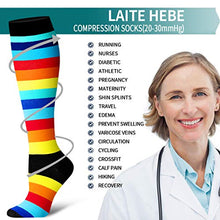 Load image into Gallery viewer, Compression Socks for Women and Men Best for Running, Athletic Sports, Travel