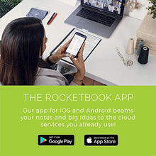 Load image into Gallery viewer, Rocketbook Panda Planner - Reusable Daily, Weekly, Monthly, Planner with 1 Pilot Frixion Pen & 1 Microfiber Cloth Included - Black Cover, Letter Size (8.5" x 11")