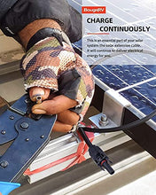 Load image into Gallery viewer, BougeRV Solar Accessories Kit with Solar Connectors Crimper Tool Kit and Solar Connector Y Branch Parallel Cable and 20 FEET 10AWG Solar Extension Cable with One Pair of Connector in Extra
