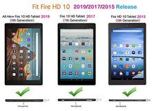Load image into Gallery viewer, New Fire HD 10 Tablet Case 2019/2017-SHREBORN LightWeight ShockProof Kid-Proof Cover with Stand Kids Case for All New Amazon Fire HD 10 Tablet(10.1",9th/7th/5th Generation,2019/2017/2015 Release)-Pink