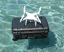 Load image into Gallery viewer, Case Club Pre-Cut Waterproof Drone Case with Wheels, Extension Handle & 2 Moisture Absorbing Silica Gel - Fits DJI Phantom 4 (Propellers On)