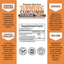 Load image into Gallery viewer, Turmeric Curcumin with BioPerine 1500mg - Natural Joint & Healthy Inflammatory Support with 95% Standardized Curcuminoids for Potency & Absorption - Non-GMO, Gluten Free Capsules with Black Pepper.