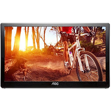 Load image into Gallery viewer, AOC e1659Fwu 16-Inch Ultra Slim 1366x768 Res 200 cd/m2 Brightness USB 3.0-Powered Portable LED Monitor (Renewed)