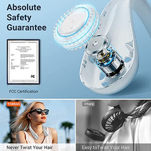 Load image into Gallery viewer, TORRAS L2 Series Portable Neck Fan, Hands Free Wearable Bladeless Fan, Ultra Light Rechargeable Mini USB Fan for Travel/ Home/ Office, 3 Speeds