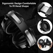 Load image into Gallery viewer, Nivava Gaming Headset for PS4, Xbox One, PC Headphones with Microphone LED Light Mic for Nintendo Switch Playstation Computer, K6(Black)