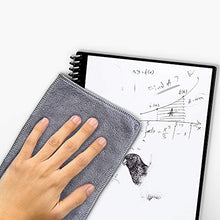 Load image into Gallery viewer, Rocketbook Fusion Smart Reusable Notebook - Calendar, To-Do Lists, and Note Template Pages with 1 Pilot Frixion Pen & 1 Microfiber Cloth Included - Infinity Black Cover, Letter Size (8.5" x 11")