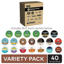 Load image into Gallery viewer, Keurig Coffee Lovers' Collection Sampler Pack, Single-Serve K-Cup Pods, Compatible with all Keurig 1.0/Classic, 2.0 and K-Café Coffee Makers, Variety Pack, 40 Count