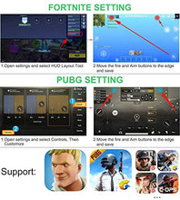 Load image into Gallery viewer, Mobile Phone PUBG Game Controller L1R1 Shoot and Aim Trigger Joystick Ergonomic Gamepad for PUBG Mobile/Knives Out,Phone Gaming Controller for 4.7''- 7.0'' Android & iOS (H6)