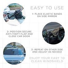 Load image into Gallery viewer, OxGord Windshield Snow Cover - Original Design Best for Ice Removal - All Weather Winter & Summer Auto Sun-Shade - Universal Fit for Truck SUV Van Car Accessories - Front Window