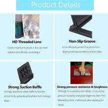 Load image into Gallery viewer, Anti-Blue-Light 3D Curve Screen Magnifier, 12" HD Expander Amplifier Projector for Video, Movie, Game, Foldable Phone Stand Screen Enlarger, Compatible All Smartphones