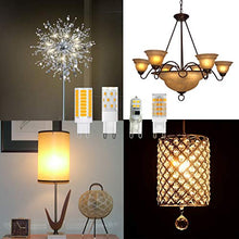 Load image into Gallery viewer, LeMeng G9 LED Light Bulbs 4W 400Lm 2700K Warm White, 40W Halogen Equivalent, AC 120V Bi-Pin G9 Base, Not Dimmable- 6 Pack,