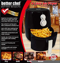 Load image into Gallery viewer, Better Chef, IM-434, 4 Liter (4.2 Qt) Air Fryer in Black and Silver