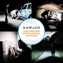 Load image into Gallery viewer, KAWACH K-1110 LED Motion Sensor Headlamp, Hands Free Ultra-Low Profile, 300 High Lumen LED Output, 220° Area Illumination, Multiple Light Modes, Great for Running, Cycling, Hiking, AAA Battery Powered