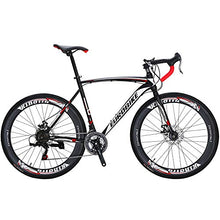 Load image into Gallery viewer, Eurobike OBK XC550 Road Bike 700C Wheels 21 Speed Disc Brake Mens or Womens Bicycle Cycling (Aluminium Rims 2, 54cm)