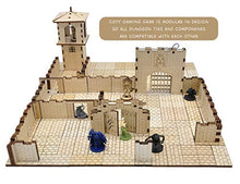 Load image into Gallery viewer, D&D Dungeon Brick Walls (Set of 16) Wood Laser Cut 2" x 1" 3D Modular Terrain Tiles 28mm Scale Perfect for Dungeons & Dragons, Warhammer and Other Tabletop RPG