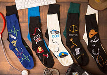 Load image into Gallery viewer, Foozys Men’s Lawn Mower Working Man Novelty Crew Socks | 2 Pair