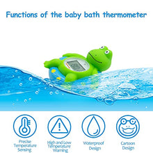 Load image into Gallery viewer, Doli Yearning Baby Bath Thermometer with Room Temperature| Fahrenheit and Celsius|Frog Lovely Shape|Kids' Bathroom Safety Products| Bath Toys…