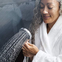 Load image into Gallery viewer, AquaBliss TheraSpa Hand Shower – 6 Mode Massage Shower Head with Hose High Pressure to Gentle Water Saving Mode - 6.5 FT No-Tangle Handheld Shower Head with Extra Long Hose & Adj. Mount | Chrome