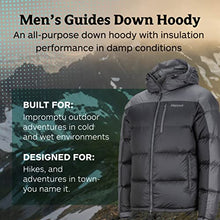 Load image into Gallery viewer, Marmot Men’s Guides Hoody Jacket | Down-Insulated, Water-Resistant, Lightweight, Slate Grey/Cinder, Large