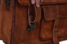 Load image into Gallery viewer, KPL 18 INCH Leather Briefcase Laptop Messenger Bag Satchel Office computer bag for men (18 INCH)