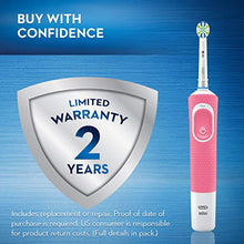 Load image into Gallery viewer, Oral-B Electric Toothbrush with 1 Oral-B Replacement Brush Head, Vitality Flossaction, Pink