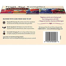 Load image into Gallery viewer, Celestial Seasonings Herbal Tea, Fruit Tea Sampler, Raspberry Zinger, Country Peach Passion, Wild Berry, True Blueberry & Black Cherry Berry, Caffeine Free, 18 Tea Bags (Pack of 6)