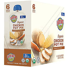 Load image into Gallery viewer, Earth's Best Organic Stage 3 Baby Food, Chicken Pot Pie Dinner, Non GMO Ingredients, 4 grams of Protein, 3.5 Oz Resealable Pouch (Pack of 6)