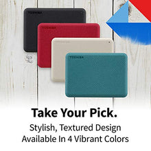 Load image into Gallery viewer, Toshiba Canvio Advance 4TB Portable External Hard Drive USB 3.0, Green - HDTCA40XG3CA