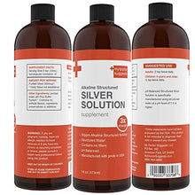 Load image into Gallery viewer, My Doctor Suggests Structured Colloidal Silver Liquid Solution 30ppm Mineral Alkaline 16 Oz- Immune Support Supplement