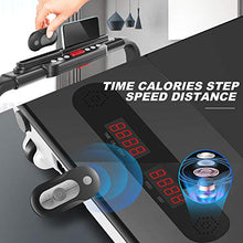 Load image into Gallery viewer, FUNMILY Folding Treadmill,Under Desk Treadmill for Home,2 In1 Running&Walking&Jogging Portable Machine with Bluetooth Speaker&Remote Control,Built-in 5 Modes&12 Programs,Installation-Free (Silver)