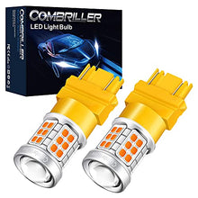 Load image into Gallery viewer, Combriller 3157 LED Bulb Amber Yellow Super Bright, 3056 3156 3057 3157 led bulb for led reverse lights turn signal bulb brake light bulb tail light bulb parking light bulb, pack of 2