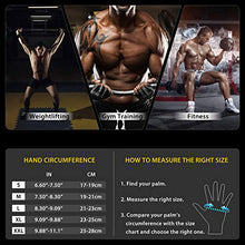 Load image into Gallery viewer, SIMARI Workout Gloves Men Women Full Finger Weight Lifting Gloves with Wrist Support for Gym Exercise Fitness Training Lifts Made of Microfiber and Spandex Fiber SMRG902