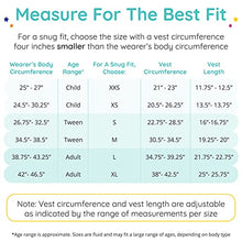 Load image into Gallery viewer, Fun and Function - Blue Weighted Compression Vest for Kids & Adults - Sensory Tool for Children with Special Needs - Deep Pressure for Anxiety & Sensory Issues - Medium