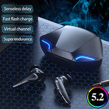 Load image into Gallery viewer, Rape flower Earbuds Headset Earphone,Wireless Earbuds Bluetooth Headset, in-Ear Headset and Breathing Light Charging Box, Noise-reducing Water-Proof Gaming Headset for Sports and Running (Black)