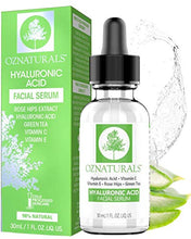 Load image into Gallery viewer, OZNaturals Hyaluronic Acid and Vitamin C Serum - Moisturizing and Anti Aging Serum For Face With Pure Vitamin E Oil and Rosehip Oil - Best Anti Wrinkle and Pore Minimizer Facial Serum - 1 Fl Oz