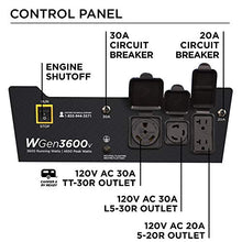 Load image into Gallery viewer, Westinghouse WGen3600v Portable Generator - 3600 Rated Watts & 4650 Peak Watts - Gas Powered - CARB Compliant