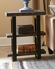 Load image into Gallery viewer, Alaterre AZMBA0220 Sonoma Rustic Natural 2 Shelf End Table, Brown