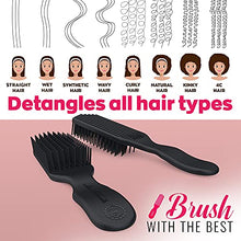 Load image into Gallery viewer, Felicia Leatherwood Red Detangler Brush - For Kinky, Curly, Wavy 4c or Straight Hair - Tame Your Tangles Smooth Your Coils - Pain Free for All Ages