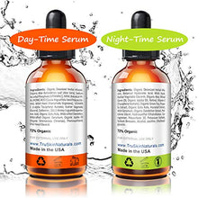 Load image into Gallery viewer, TruSkin Day and Night Serum for Face, 2-pack, Vitamin C Serum and Retinol Serum