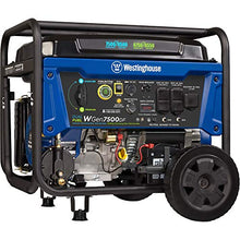 Load image into Gallery viewer, Westinghouse WGen7500DF Dual Fuel Portable Generator 7500 Rated & 9500 Peak Watts, Gas or Propane Powered, Electric Start, Transfer Switch Ready, CARB Compliant