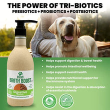 Load image into Gallery viewer, Doggie Dailies Bone Broth for Dogs, 16 FL OZ, Probiotics for Dogs to Support Proper Digestion & Bowel Health, Tasty Chicken Dog Bone Broth Recipe Nourishes Natural Gut Bacteria