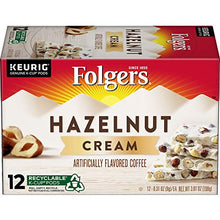 Load image into Gallery viewer, Folgers Hazelnut Cream Flavored Coffee, 12 Keurig K-Cup Pods