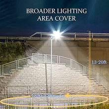 Load image into Gallery viewer, Solar Parking Lot Lights-10000LM LED Commercial Solar Street Light Dusk to Dawn with Radar Sensor and Remote Control, LOVUS, ST100-033