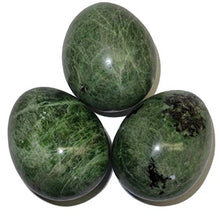 Load image into Gallery viewer, Satin Crystals Diopside Egg Collectible Green Heart Chakra Healing Love & Life Lessons Gemstone P01 (2.0 Inch)