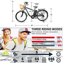 Load image into Gallery viewer, NAKTO 26" City Electric Bicycle Assisted Bicycle for Men with Removable 36V 10A Large Capacity Lithium Battery Ebike and Charger