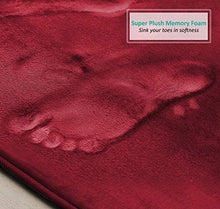 Load image into Gallery viewer, Clara Clark Bathroom Rugs, Ultra Soft Non Slip and Cozy, Velvet Memory Foam Bath Mat