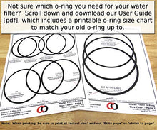 Load image into Gallery viewer, Captain O-Ring - (3 Pack) Replacement O-Rings for Whirlpool WHKF-DWHV, WHKF-DWH & WHKF-DUF Water Filter Housing