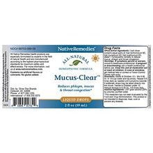 Load image into Gallery viewer, Native Remedies Complete Mucus-Clear ComboPack for 24 Hour Relief of Mucus & Phlegm Congestion