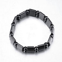 Load image into Gallery viewer, VIKI LYNN Set of 2 Men's Hematite Metal Magnetic Therapy Bracelets S27-St2