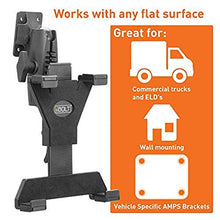 Load image into Gallery viewer, iBOLT TabDock Bizmount AMPs - Heavy Duty Drill Base Mount for All 7" - 10" Tablets ( iPad , Samsung Tab ) for Cars, Desks, Countertops: Great for Commercial Vehicles, Trucks, Schools, and Businesses
